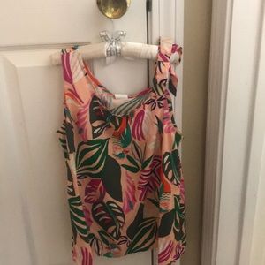 Kids floral tank top